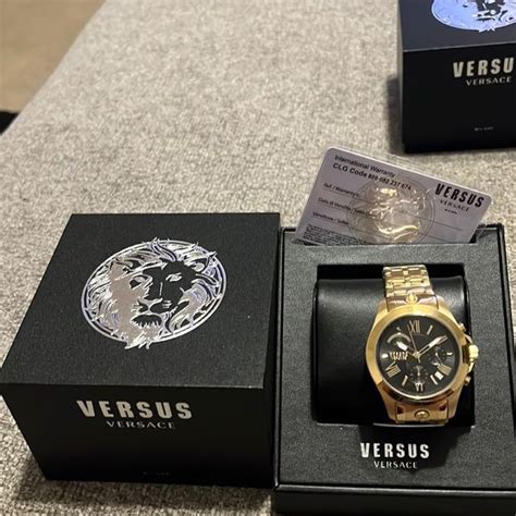 is versus versace real versace|versace versus watch for men.